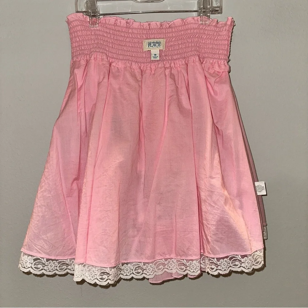 The Children’s Place skirt size 10 for a girl polyester fully lined with cotton